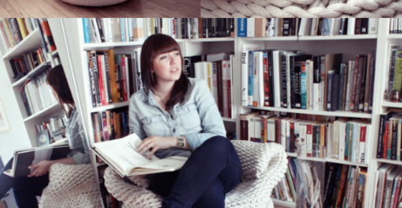 Knit inspired sofa chair | Amaya Gutierrez