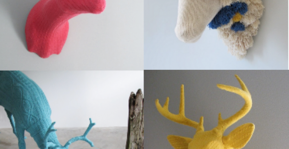 Knitted taxidermy | Rachel Denny